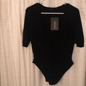 PLT V neck bodysuit
